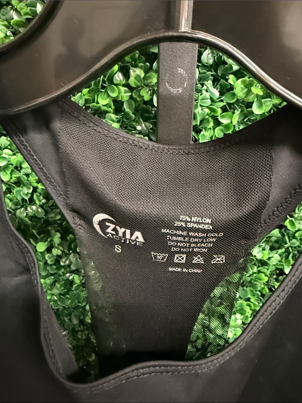 ZYIA Black Racerback Performance Tank - Picture 2 of 3